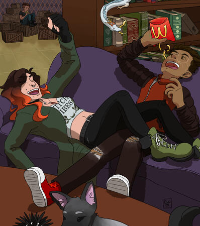 After Battle Lunch by Falling